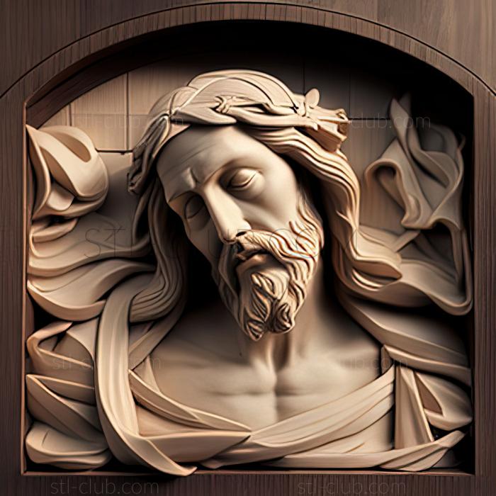 3D model st jesus (STL)